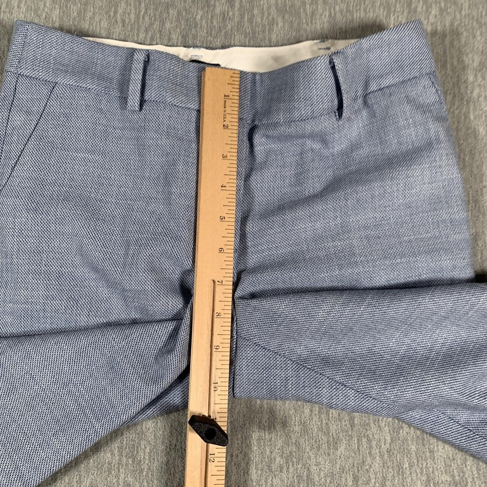 Talbots Pants Womens 2P Petite Light Blue Hampshire Ankle Pant Textured Office - Picture 9 of 12